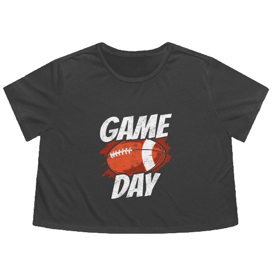 Game Day Flowy Cropped Tees