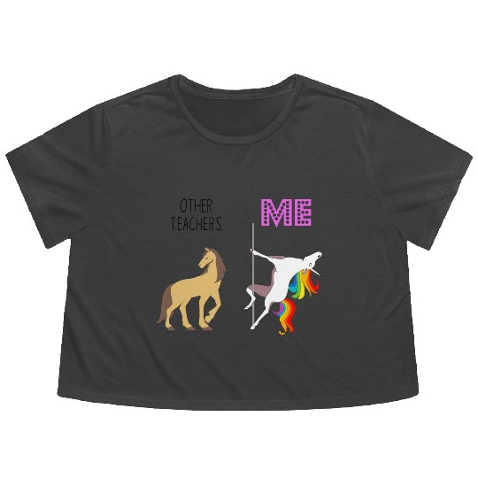 Teacher Graduation Gift, teacher graduates Flowy Cropped Tees