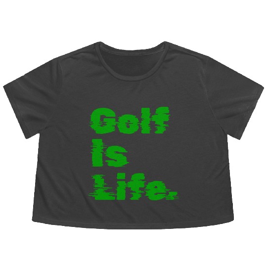 I Like Golfing, Golf Player, Golfing, Golf Is Life Flowy Cropped Tees