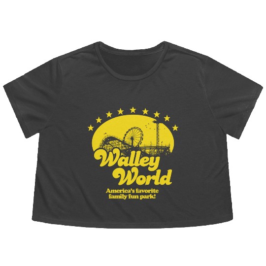 Walley World Tourist Flowy Cropped Tees