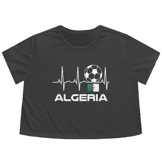 Algeria Soccer Jersey Best Algerian Football Flowy Cropped Tees