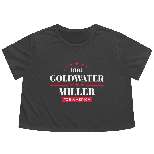Barry Goldwater Republican Campaign Flowy Cropped Tees