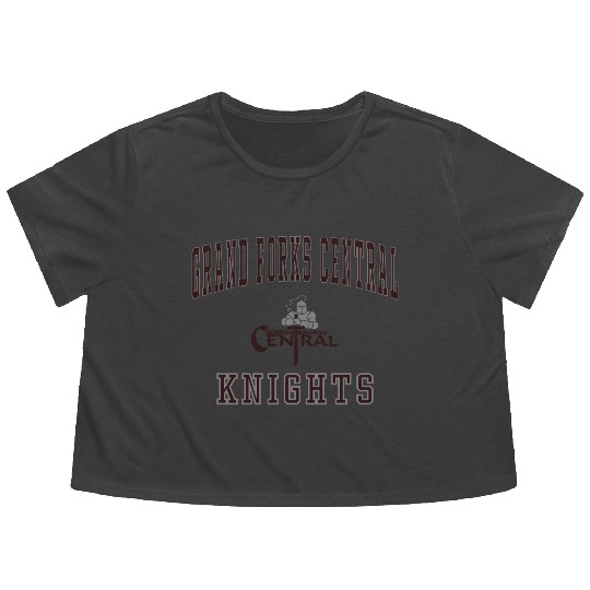 Grand Forks Central High School Knights Flowy Cropped Tees