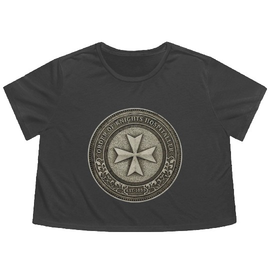 Order of knights hospitaller 1099 Flowy Cropped Tees