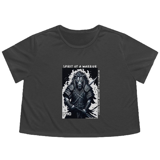 The Samurai Warrior Flowy Cropped Tees