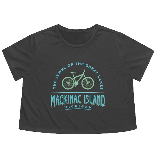 Mackinac Island Flowy Cropped Tees