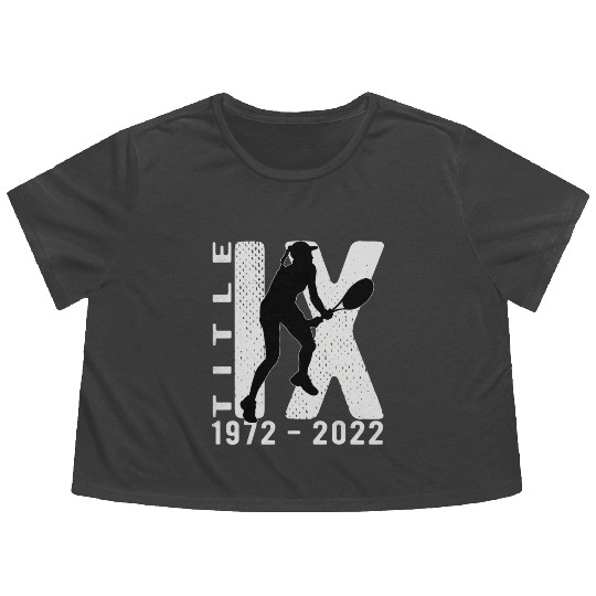 Title Ix 50Th Anniversary Us Education Amendments Flowy Cropped Tees
