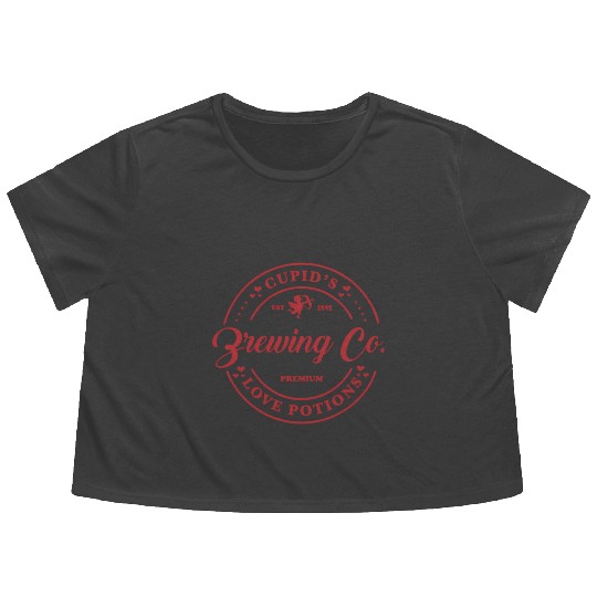Cupid'S Brewing Co Cupid Day Flowy Cropped Tees