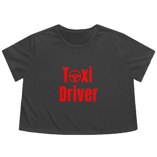 Taxi Driver Flowy Cropped Tees