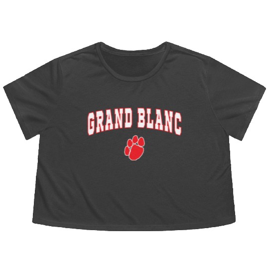 Grand Blanc High School Bobcats Flowy Cropped Tees