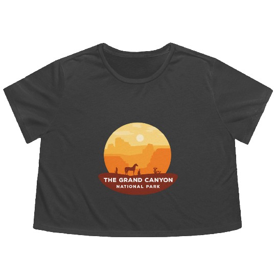 Grand Canyon National Park Arizonna Flowy Cropped Tees