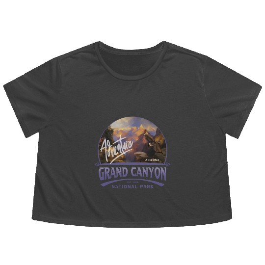Grand Canyon National Park Arizonna Flowy Cropped Tees