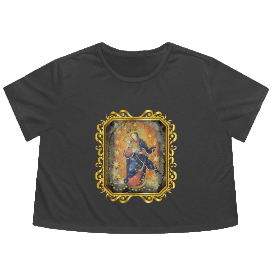 Our Lady of Prompt Succor Nuestra Senora Blessed Flowy Cropped Tees