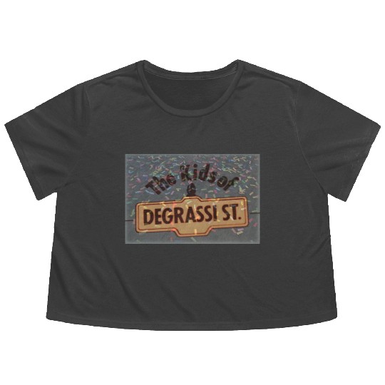 Degrassi Street Party Flowy Cropped Tees