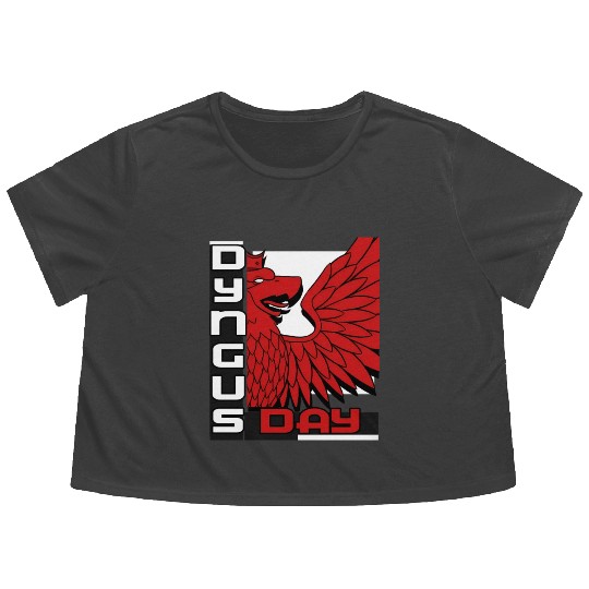 Dyngus Day Polish Eagle Poland Pride Flowy Cropped Tees