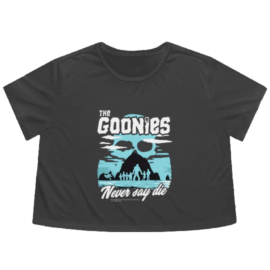 The Goonies Cannon Beach Never Say Die Flowy Cropped Tees