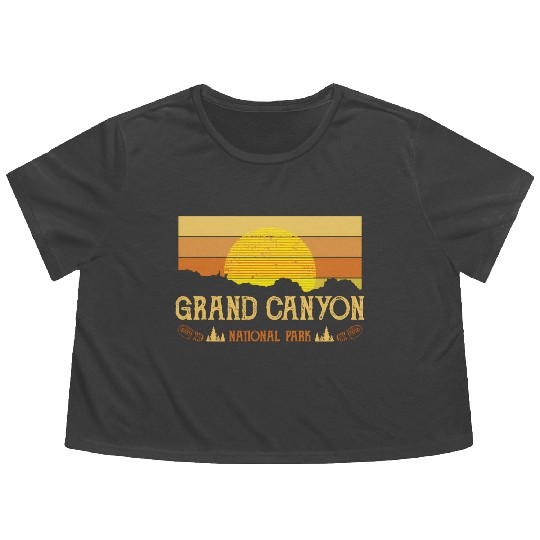 Grand Canyon National Park Flowy Cropped Tees
