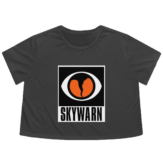 ywarn Storm Spotter Logo Flowy Cropped Tees