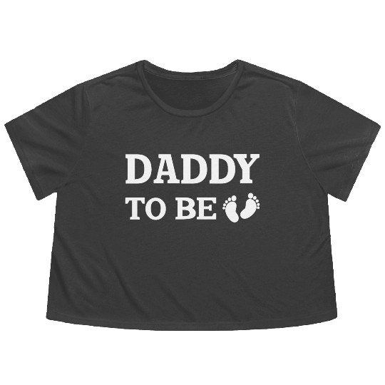 DADDY TO BE Love Ba Flowy Cropped Tees