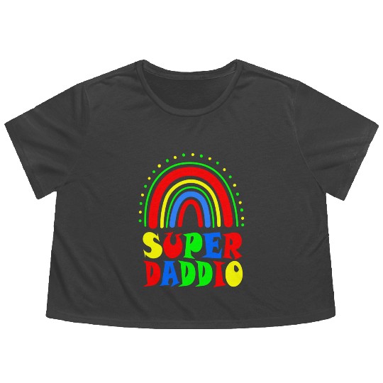 Super Daddio Flowy Cropped Tees