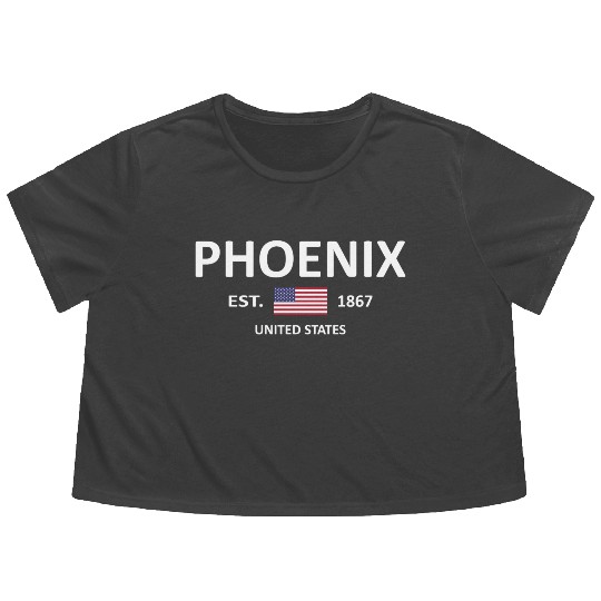 Phoenix Flowy Cropped Tees