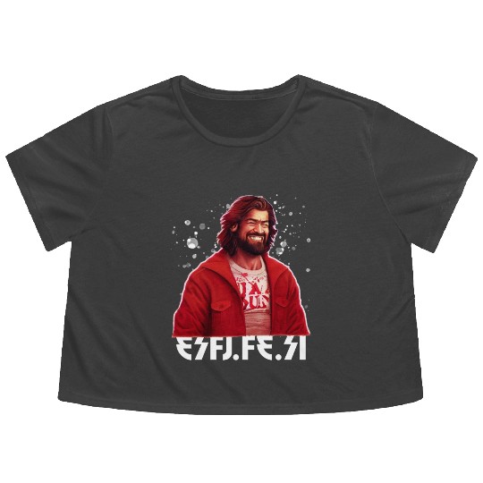 Harmonious Empathy: Embrace Your ESFJ Spirit Flowy Cropped Tees