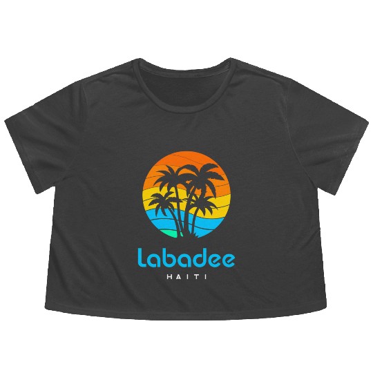 Haiti Labadee Flowy Cropped Tees