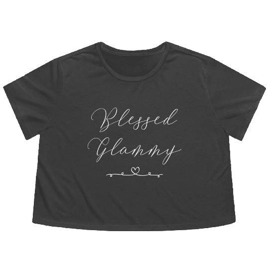 Blessed Glammy Flowy Cropped Tees