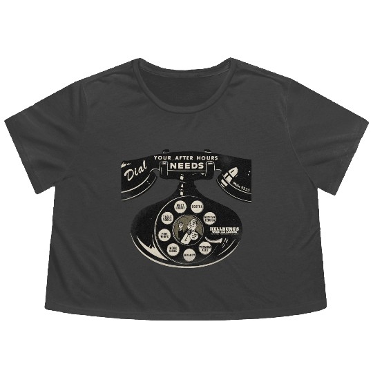 Vintage St. Louis Liquor Store Flowy Cropped Tees