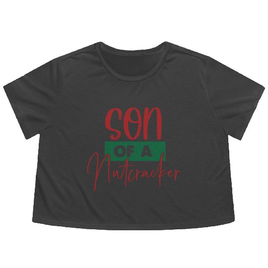 Son Of A Nutcracker Flowy Cropped Tees