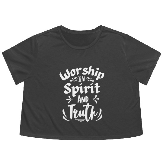 Christian Flowy Cropped Tees