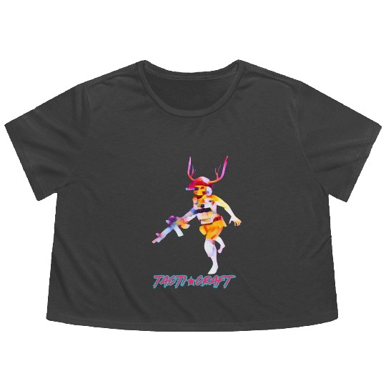 Wendigo-Go-Go! Flowy Cropped Tees
