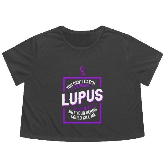 Lupus Catch Survivor Warrior Flowy Cropped Tees