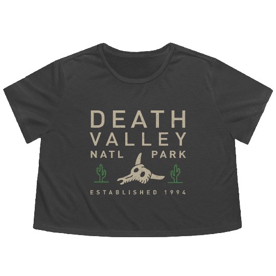 Death Valley National Park trending Flowy Cropped Tees
