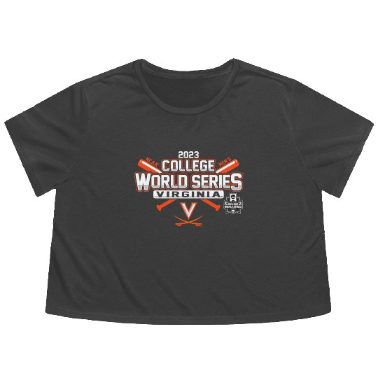College World Series 2023 Baseball CWS Flowy Cropped Tees