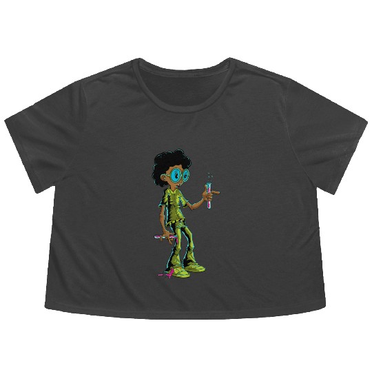 Science Chemistry Characteristics Flowy Cropped Tees