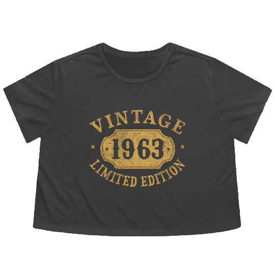59 59Th Anniversary Best 1963 Flowy Cropped Tees