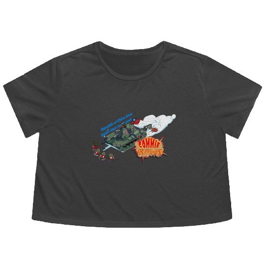 ROC ARMY CM-11 FIGHTTO PLA Flowy Cropped Tees