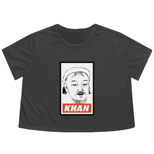 Genghis Khan Flowy Cropped Tees