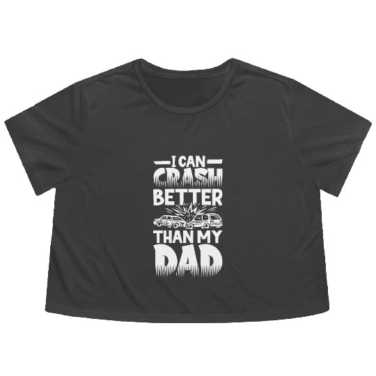 Demo Derby Demolition Derby Demolition Derby Lover Flowy Cropped Tees