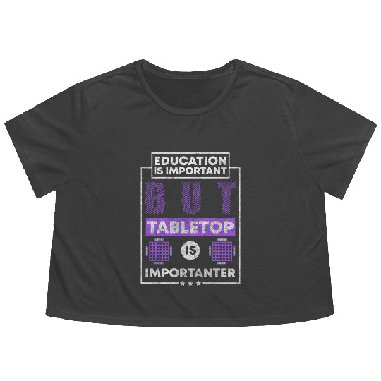 Board Game Game Night Roleplaying Game Strategy Flowy Cropped Tees