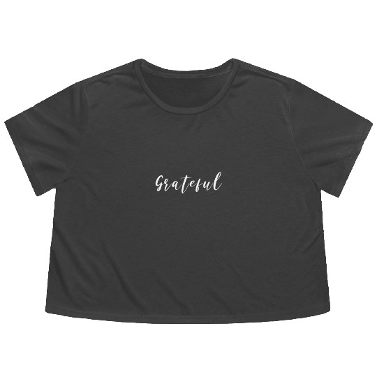 Grateful Flowy Cropped Tees