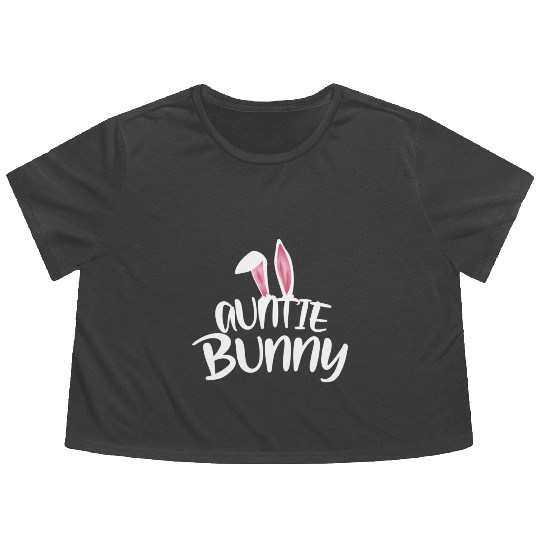 Aie Bunny Easter Family Flowy Cropped Tees