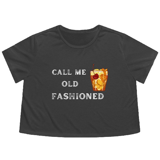 Call Me Old Fashioned Flowy Cropped Tees