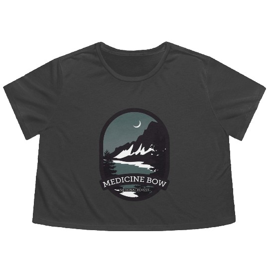 Medicine Bow National Forest Flowy Cropped Tees