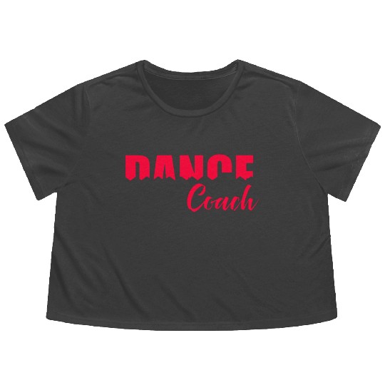 Dance Coach Flowy Cropped Tees
