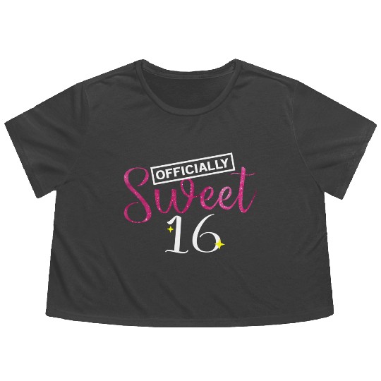Sweet 16 Sixteenthn Flowy Cropped Tees