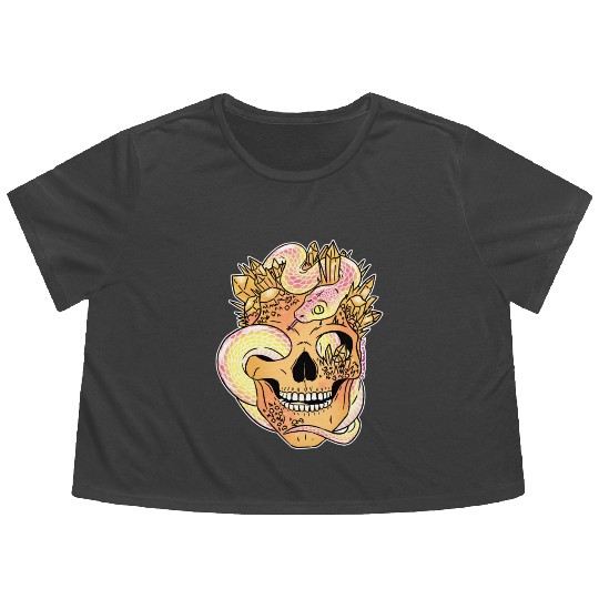 Skull Candy Flowy Cropped Tees