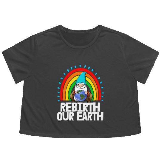 Rebirth Our Earth Flowy Cropped Tees
