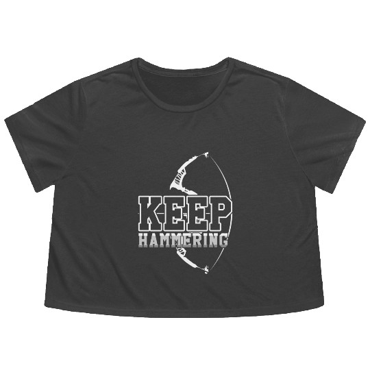 Archery Quotes Outdoor Hunting Arch Bow Arrow Flowy Cropped Tees